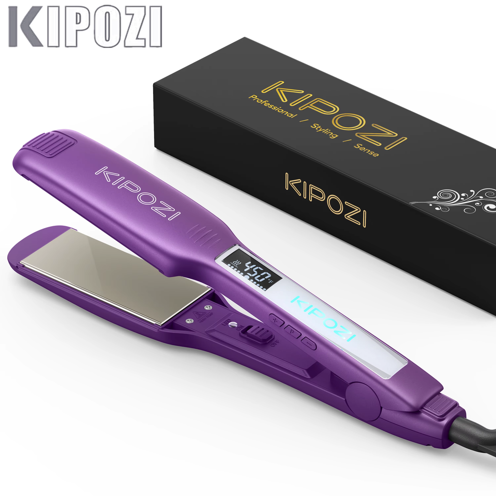 Kipozi Hair Straightener LCD Digital Display