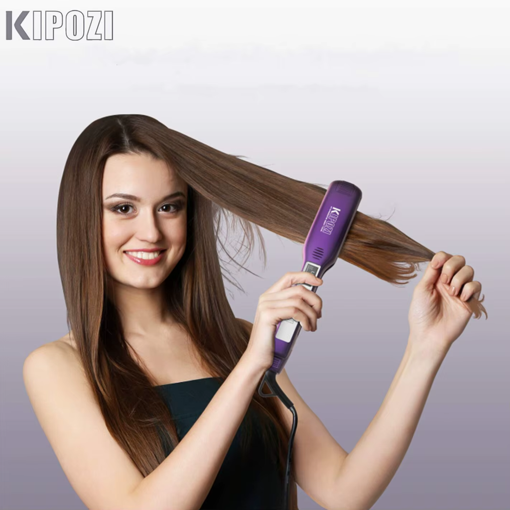 Kipozi Hair Straightener LCD Digital Display